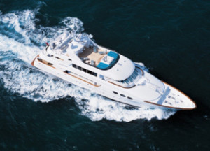 Relentless Motor Yacht for BVI Charter vacations.